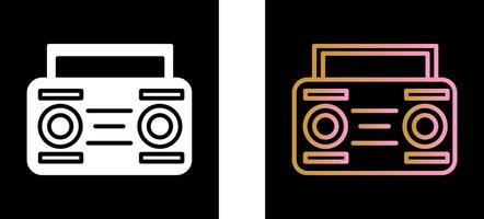 Cassette Player Icon Design vector