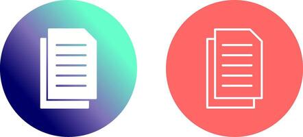 Document Icon Design vector
