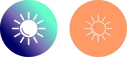 diseño de icono de sol vector