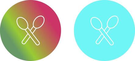 Spoons Icon Design vector