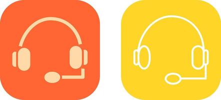 diseño de icono de auriculares vector