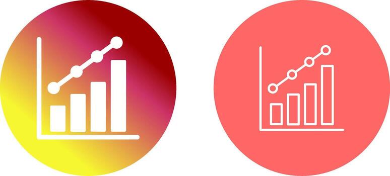 Chart Icon Design vector