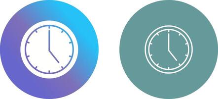 Clock Icon Design vector