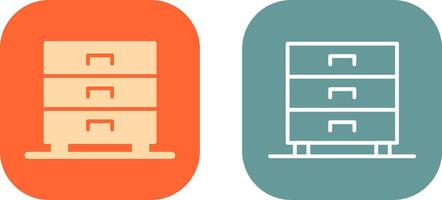 Drawers Icon Design vector