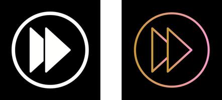 Next Icon Design vector