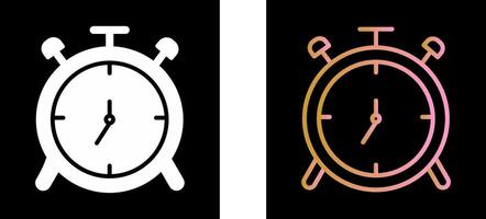 diseño de icono de reloj de alarma vector