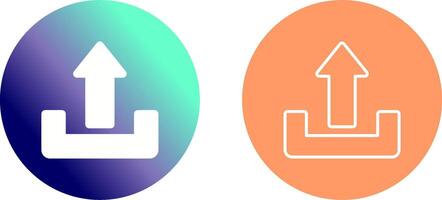 Upload Icon Design vector