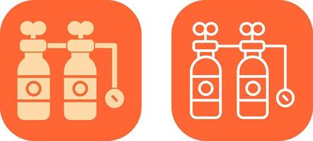 Oxygen Tank Icon Design vector