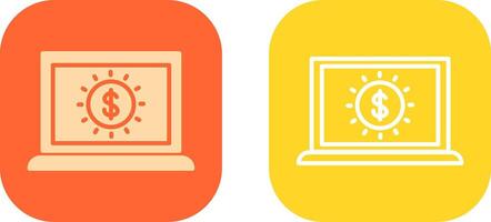 Earn Icon Design vector