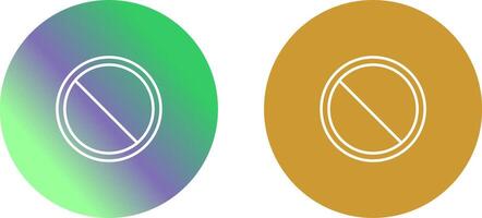 Prohibited Icon Design vector