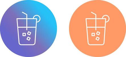 Cold Drink Icon Design vector