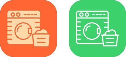 Washing Machine Icon Design vector