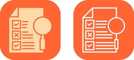 Case Study Icon Design vector