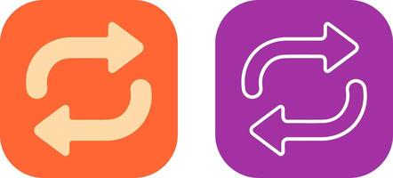 Repeat Icon Design vector