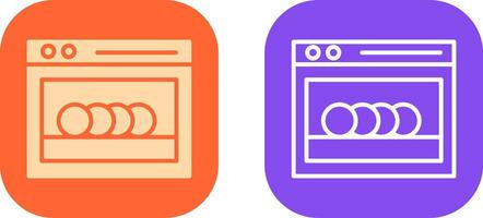 Dishwasher Icon Design vector