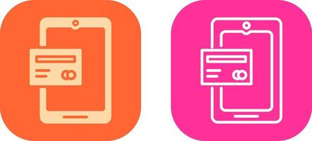 Mobile Banking Icon Design vector