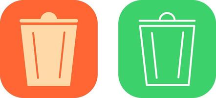 Trash Icon Design vector