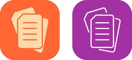 Document Icon Design vector