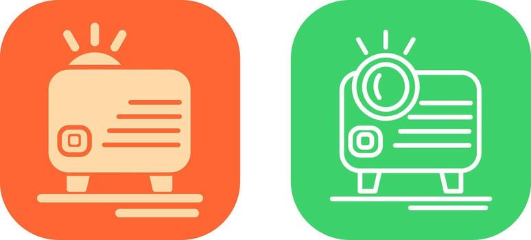 Projector Icon Design vector