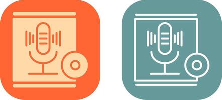 Recording Icon Design vector