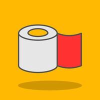 Tissue Roll Filled Shadow Icon vector