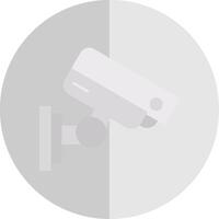 Security Camera Flat Scale Icon vector