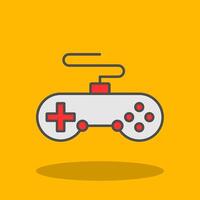 Controllers Filled Shadow Icon vector