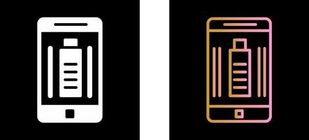 Mobile Battery Icon Design vector