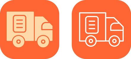 Delivery List Icon Design vector