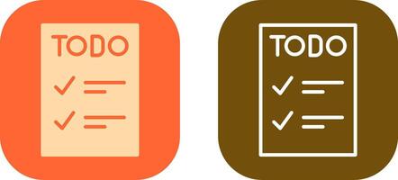 To do List Icon Design vector