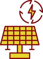 Renewable Energy Line Two Color Icon vector