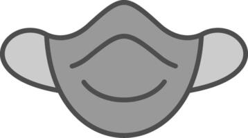 Dust Mask Fillay Icon vector