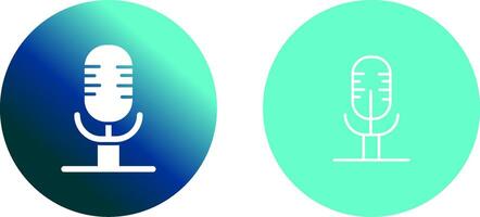 Mic Icon Design vector