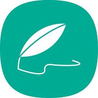 Quill Line Two Color Icon vector