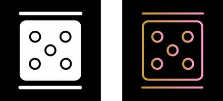 Dice Icon Design vector