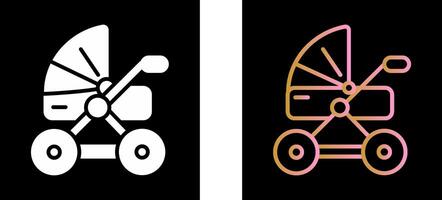 Stroller Icon Design vector