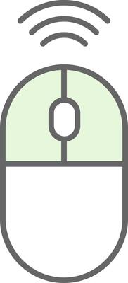 Wireless Mouse Fillay Icon