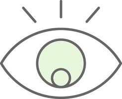 Eye Fillay Icon vector