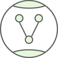 Share Option Fillay Icon vector