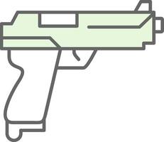 pistola relleno icono vector