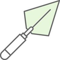 Trowel Fillay Icon vector