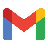 Gmail vector icon in color style