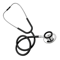 une stéthoscope sur une transparent Contexte png