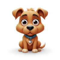 cartoon dog with big eyes png