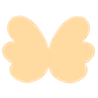 Yellow Butterflies Cartoon illustration Yellow Butterfly Cute Element png