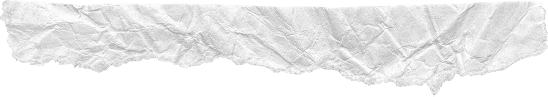 White Ripped Crumpled Paper Piece png