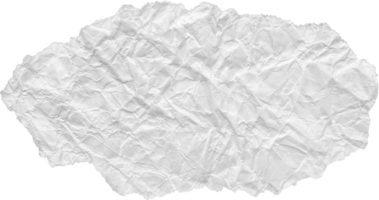 White Ripped Crumpled Paper Piece png