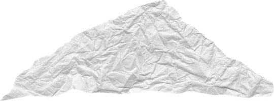 blanc déchiré froissé papier pièce png