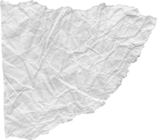 White Ripped Crumpled Paper Piece png