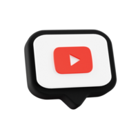 youtube play icon on transparent background png